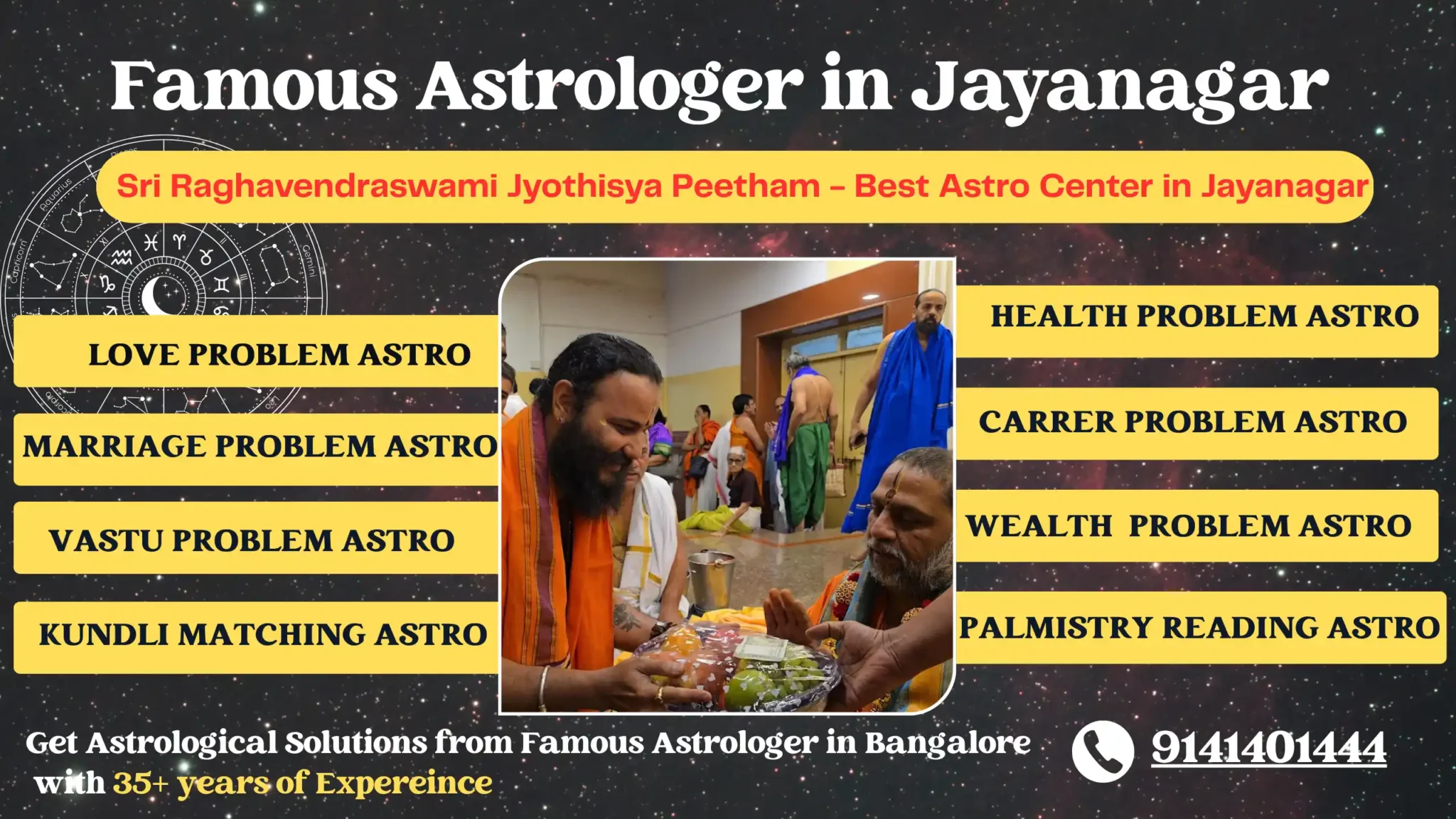 Famous Astrologer in Jayanagar Bangalore – Pandit DS Acharya Sidhanti