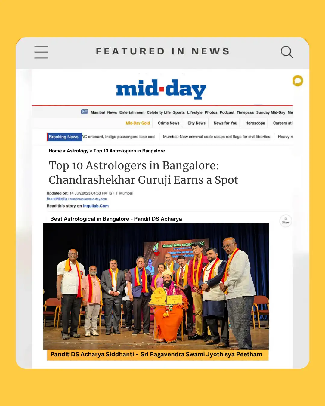 Best Astrologer in Bangalore 6 Top Astrologer in Bangalore