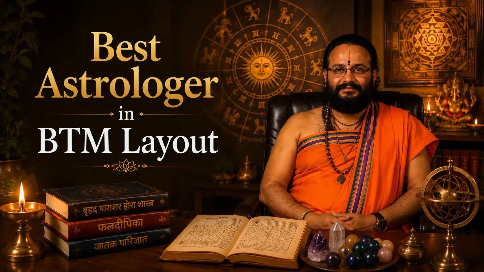 Best astrologer in BTM Layout Bangalore - Pandit DS Acharya Sidhanti consultation