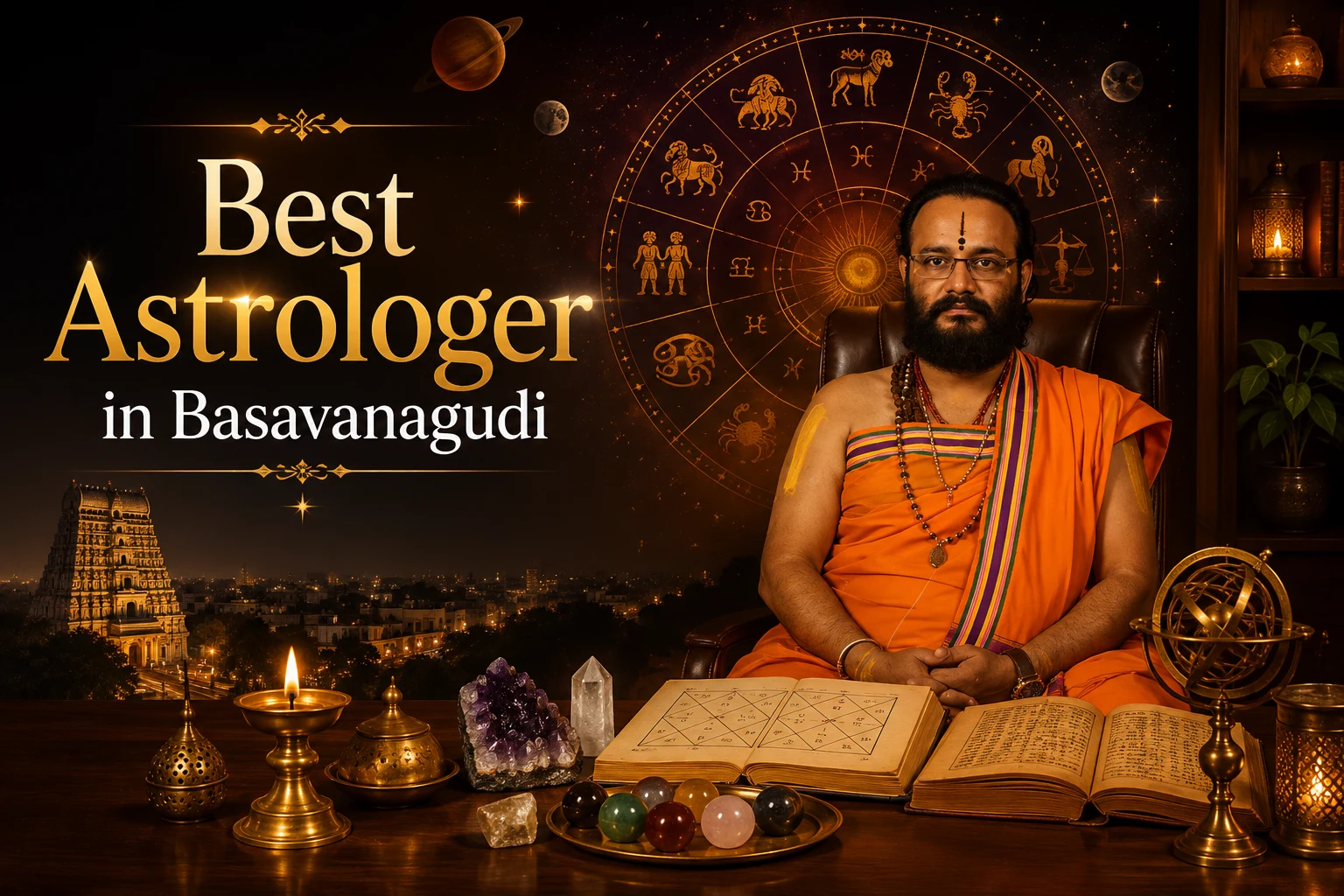 Best astrologer in Basavanagudi Bangalore - Pandit DS Acharya Sidhanti consultation