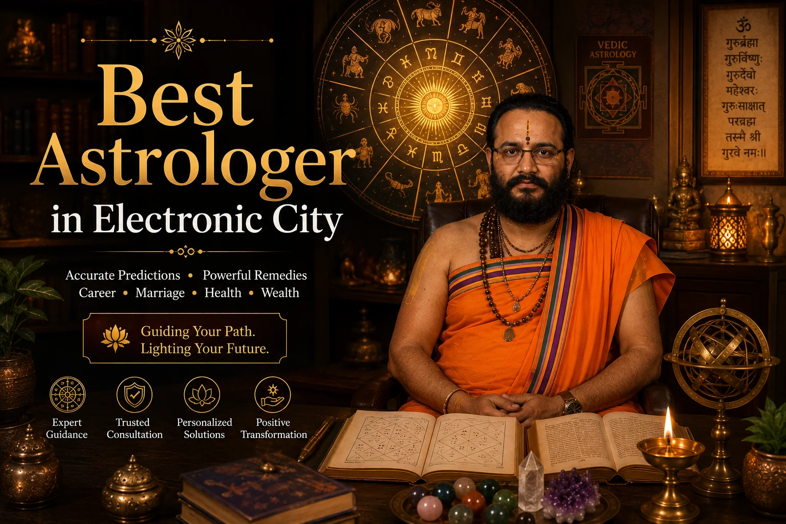 Best astrologer in Electronic City Bangalore - Pandit DS Acharya Sidhanti consultation