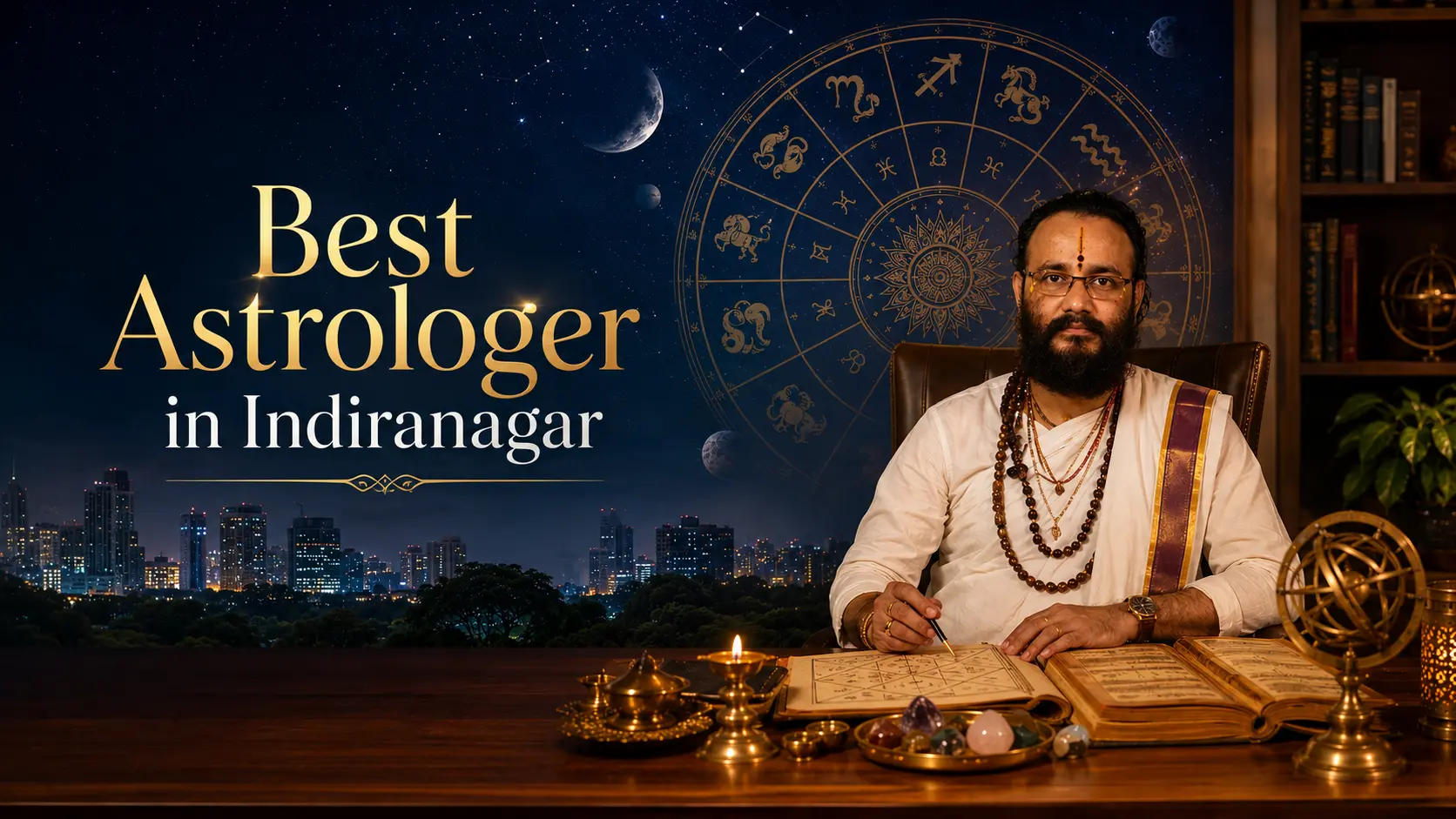 Best astrologer in Indiranagar Bangalore - Pandit DS Acharya Sidhanti consultation