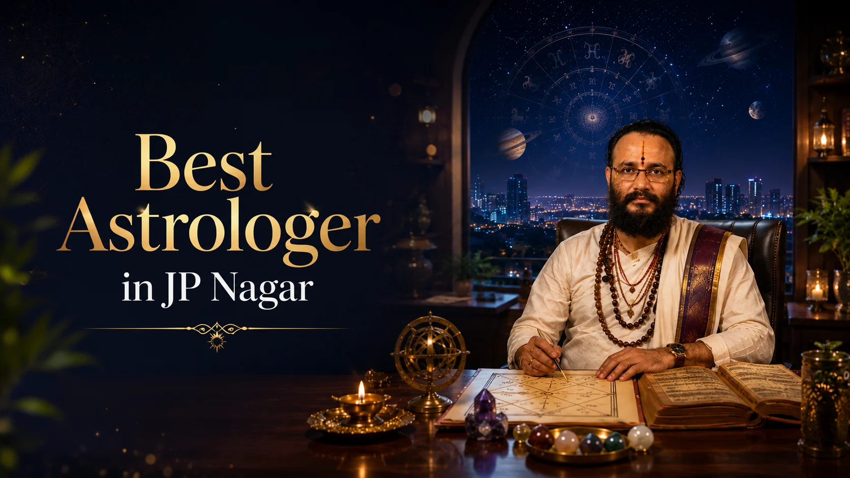 Best astrologer in JP Nagar Bangalore - Pandit DS Acharya Sidhanti consultation