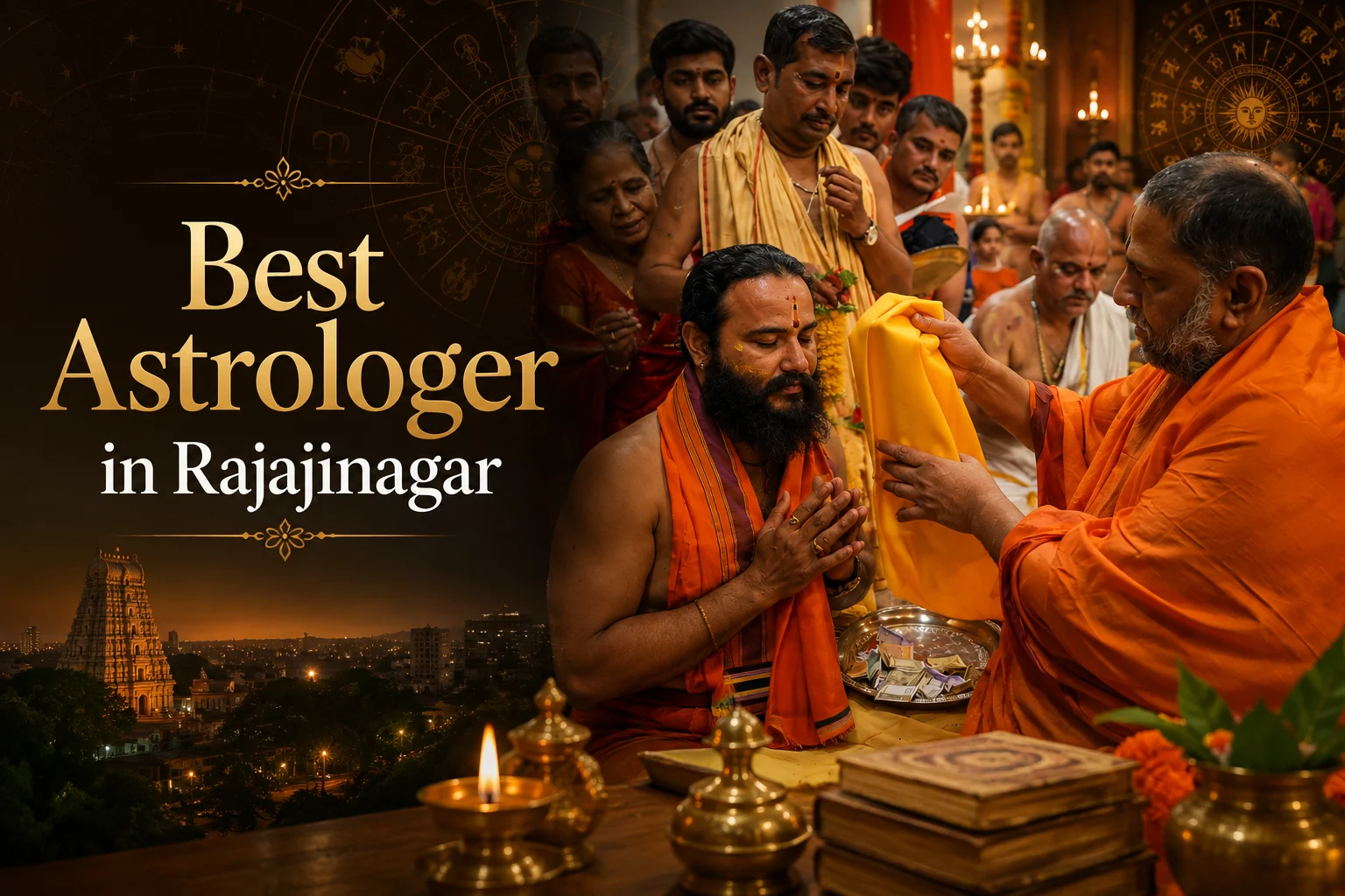 Best astrologer in Rajajinagar Bangalore - Pandit DS Acharya Sidhanti consultation