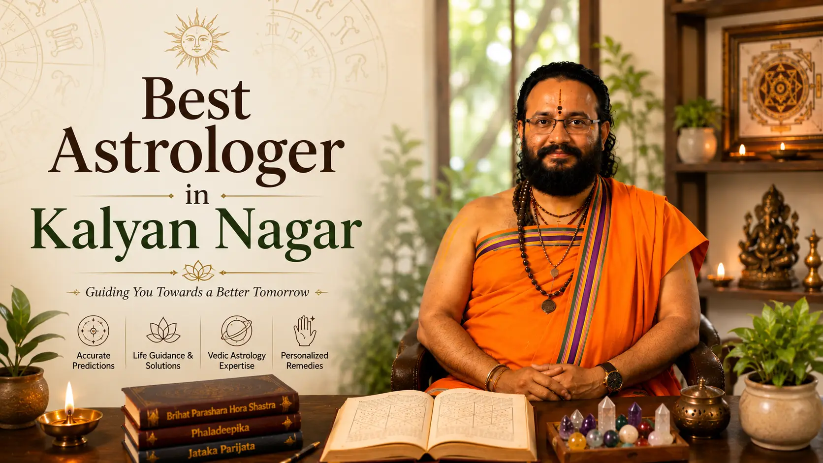 Best astrologer in Kalyan Nagar Bangalore - Pandit DS Acharya Sidhanti consultation