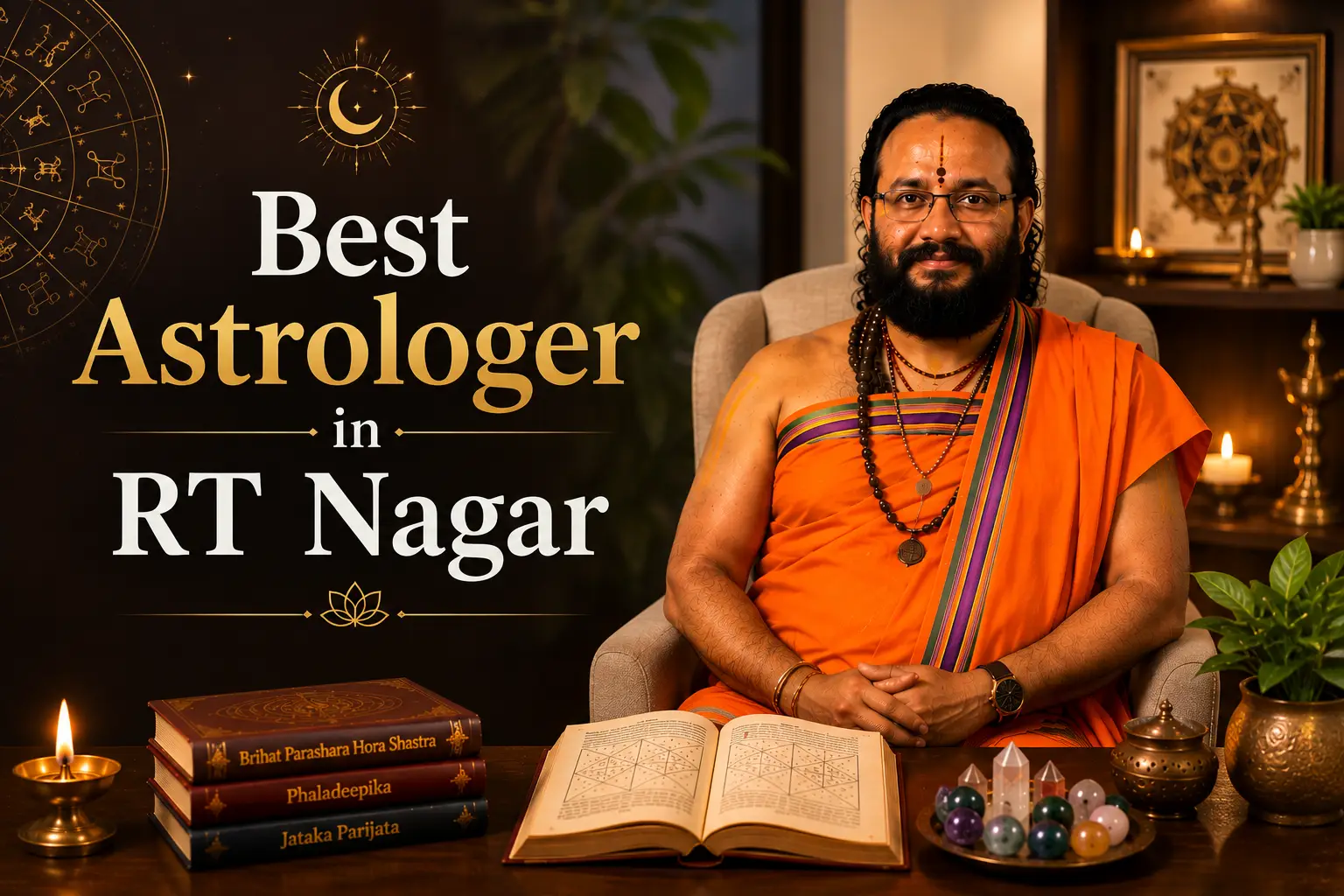 Best astrologer in RT Nagar Bangalore - Pandit DS Acharya Sidhanti consultation