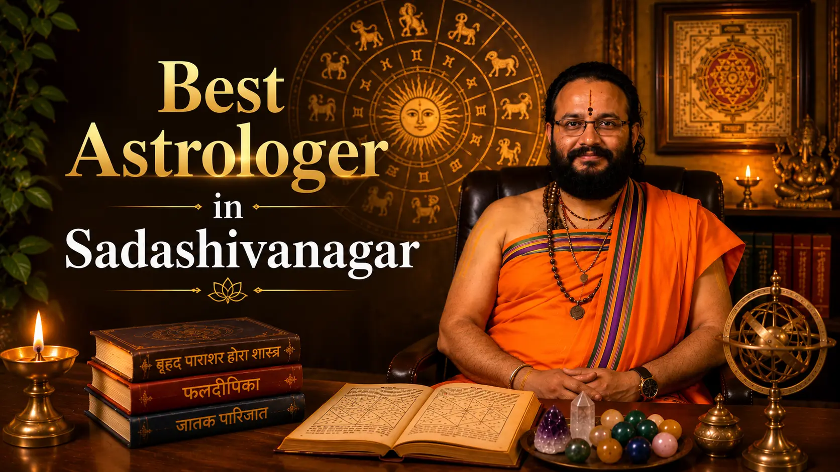 Best astrologer in Sadashivanagar Bangalore - Pandit DS Acharya Sidhanti consultation